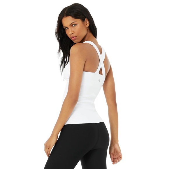 Alo Yoga Elevate Tank White